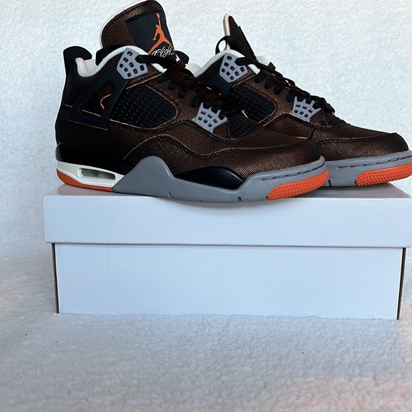 Womens Jordan 4 Starfish - Picture 3 of 7